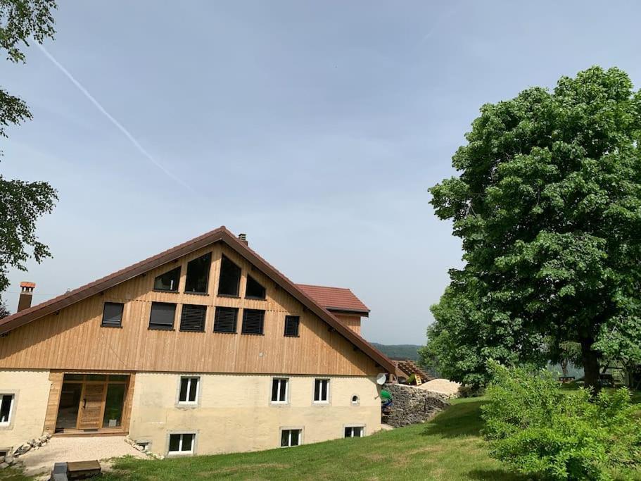 Ancienne Ferme Comtoise 4 Etoiles, 11 Personnes Lac St-Point/Mont D'Or Montperreux エクステリア 写真